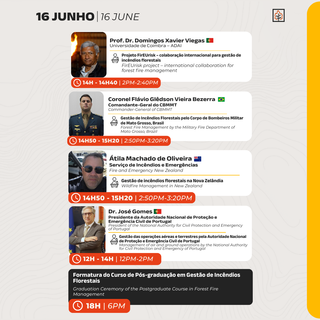 Programação de 16/06 - Tarde - 