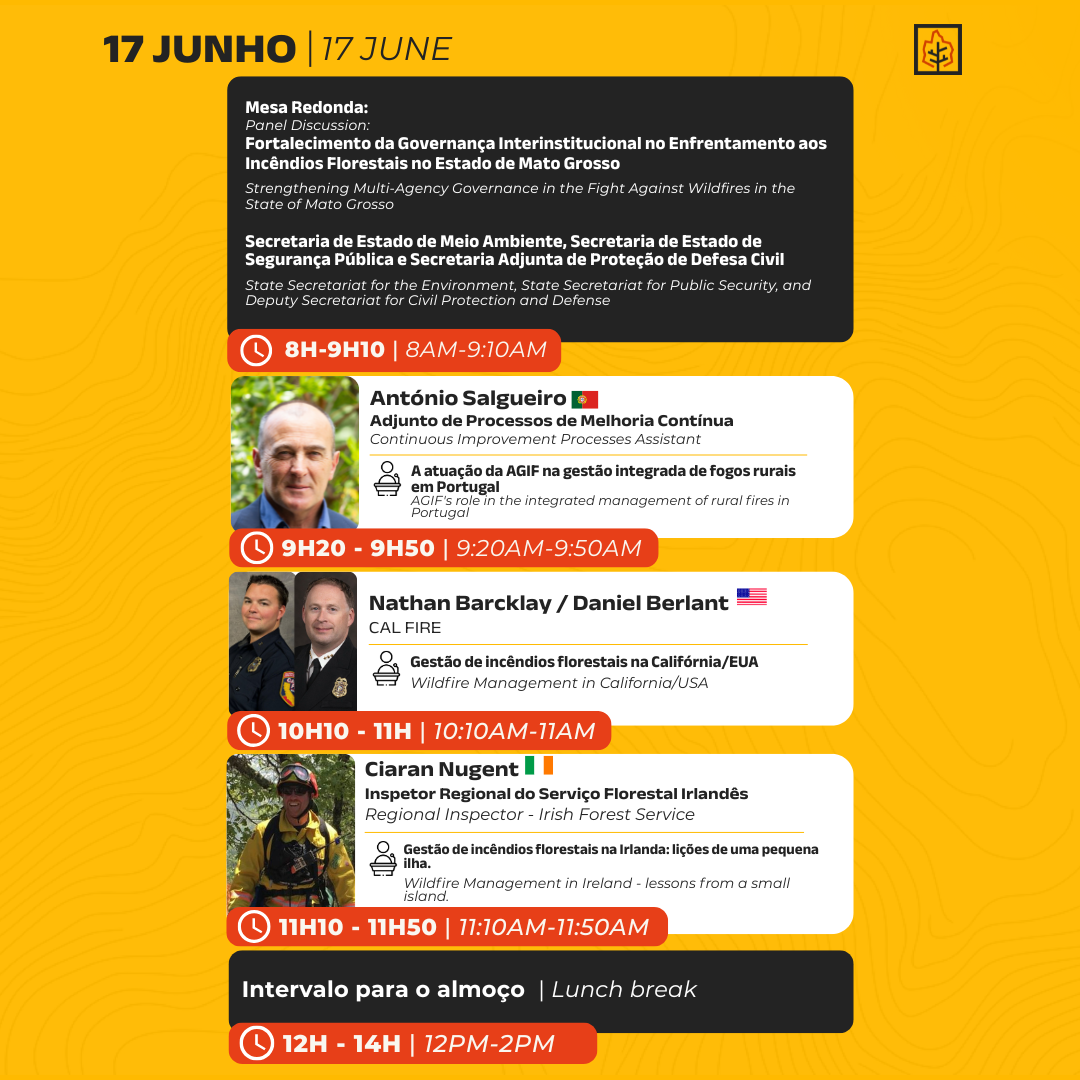Programação de 17/06 - Manhã - 